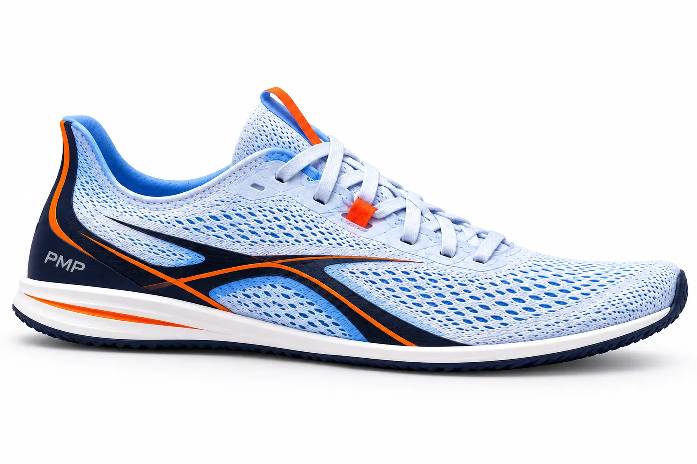 Zapatilla de running PMPRunning de perfil bajo, vista lateral